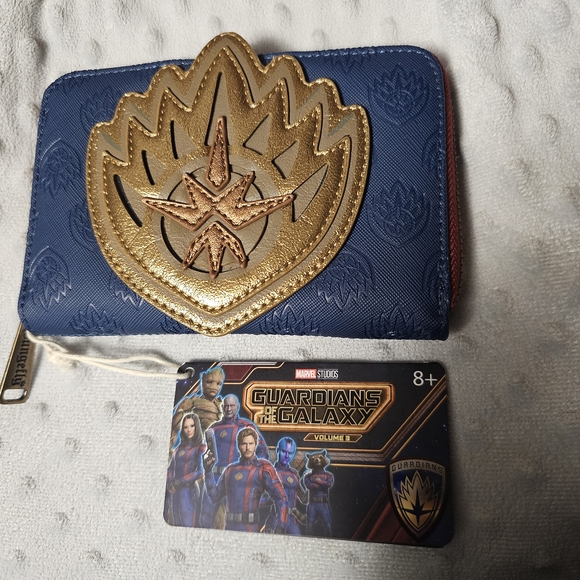Guardians of the Galaxy Blue and Gold Wallet - Picture 1 of 3
